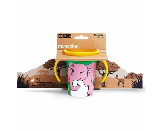 Поильник-непроливайка Munchkin Miracle 360 Слоник 177 мл (05177201.01), изображение 5