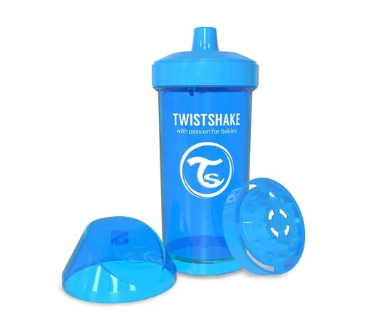 Поїльник-непроливайка Twistshake 12+ блакитний, 360 мл (78069)