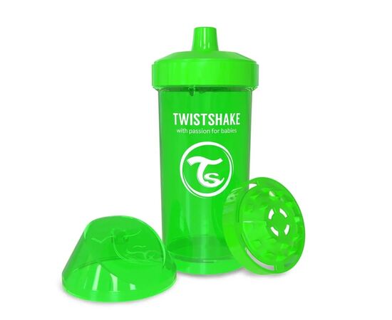 Поїльник-непроливайка Twistshake 12+ зелена 360 мл (78071)