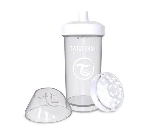 Поїльник-непроливайка Twistshake 12+ біла 360 мл (78073)