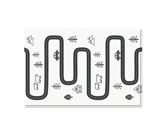 Дитячий килимок BabyCare Nordic Trails Morning Fog W/arrows (2100х1400х13 мм) (90368)