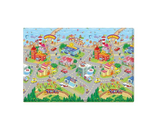 Дитячий килимок BabyCare Zoo Town (1850х1250х12 мм) (90374)
