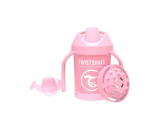 Поильник-непроливайка Twistshake Мини 230 мл Светло-розовая (69877), изображение 2 Поильник-непроливайка Twistshake Мини 230 мл Светло-розовая (69877), изображение 2