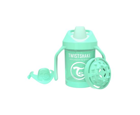 Поильник-непроливайка Twistshake Мини 230 мл Светло-зеленая (69879), изображение 2 Поильник-непроливайка Twistshake Мини 230 мл Светло-зеленая (69879), изображение 2