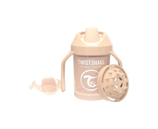 Поильник-непроливайка Twistshake Мини 230 мл Бежевая (69881), изображение 2