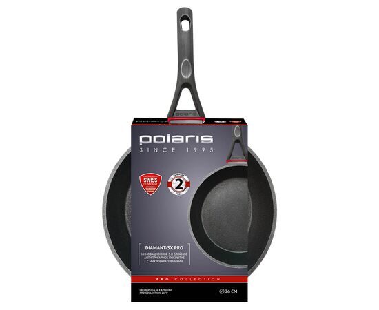 Сковорода Polaris PRO Collection-26FP 26 см (Collection-26FP), изображение 3 Сковорода Polaris PRO Collection-26FP 26 см (Collection-26FP), изображение 3