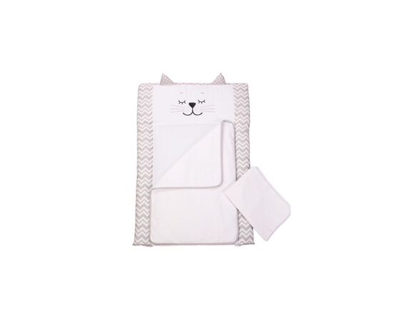 Пеленальний матрацик Верес Smiling animals white-grey (50*70) (424.06)