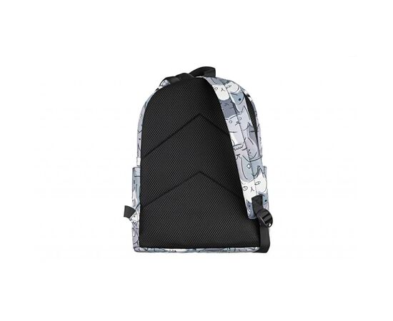 Рюкзак для ноутбука 2E 13" TeensPack Cats, grey (2E-BPT6114GC), изображение 3 Рюкзак для ноутбука 2E 13" TeensPack Cats, grey (2E-BPT6114GC), изображение 3