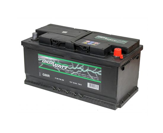 Аккумулятор автомобильный GigaWatt 83A (0185758300), изображение 2 Аккумулятор автомобильный GigaWatt 83A (0185758300), изображение 2