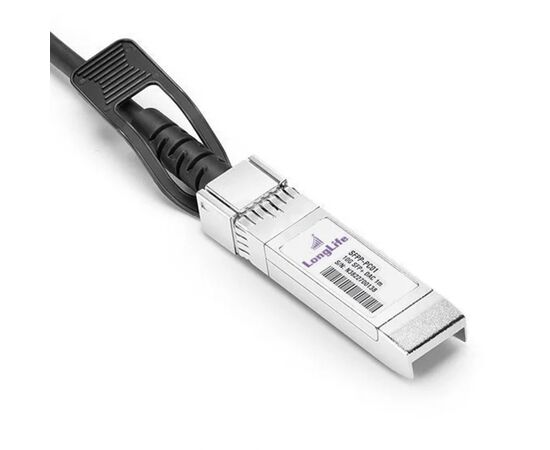 Оптический патчкорд Alistar SFP+ to SFP+ 10G Directly-attached Copper Cable 10M (DAC-SFP+10M), изображение 2 Оптический патчкорд Alistar SFP+ to SFP+ 10G Directly-attached Copper Cable 10M (DAC-SFP+10M), изображение 2