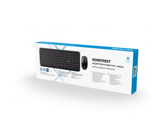 Комплект Vinga KBSW-110 Black, изображение 5 Комплект Vinga KBSW-110 Black, изображение 5