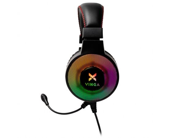 Навушники Vinga HSCU-100 Gaming LED Black (HSCU-100), зображення 7 Навушники Vinga HSCU-100 Gaming LED Black (HSCU-100), зображення 7