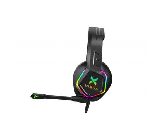 Навушники Vinga HSCU-160 Gaming LED Black (HSCU-160), зображення 3 Навушники Vinga HSCU-160 Gaming LED Black (HSCU-160), зображення 3