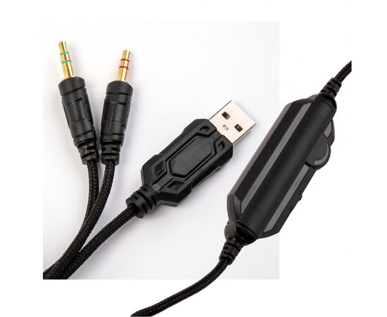 Навушники Vinga HSCU-160 Gaming LED Black (HSCU-160), зображення 9 Навушники Vinga HSCU-160 Gaming LED Black (HSCU-160), зображення 9