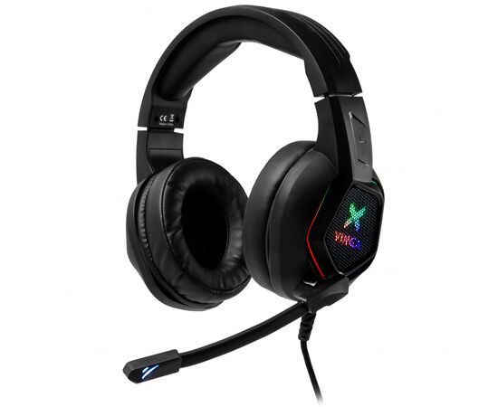 Наушники Vinga HSCU-160 Gaming LED Black (HSCU-160)