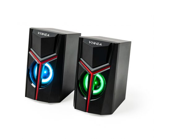 Акустична система Vinga SP-100 LED USB Black, зображення 7 Акустична система Vinga SP-100 LED USB Black, зображення 7