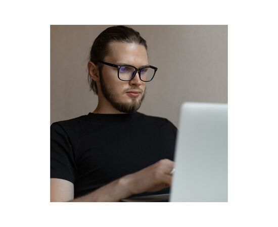 Очки компьютерные AirOn EYE CARE матовые чорные (4822352781043), изображение 10 Очки компьютерные AirOn EYE CARE матовые чорные (4822352781043), изображение 10