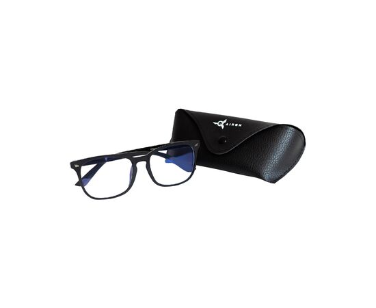 Очки компьютерные AirOn EYE CARE матовые чорные (4822352781043), изображение 4 Очки компьютерные AirOn EYE CARE матовые чорные (4822352781043), изображение 4