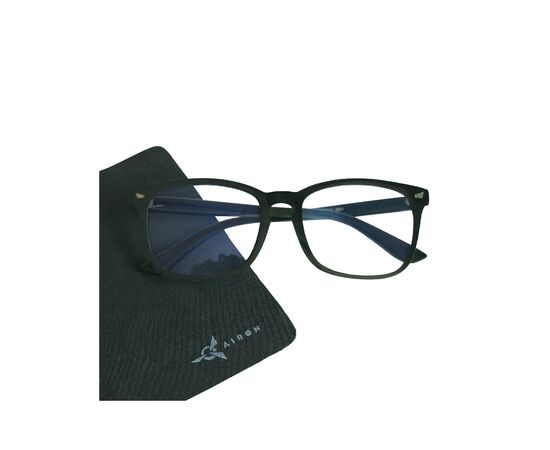 Очки компьютерные AirOn EYE CARE матовые чорные (4822352781043), изображение 5 Очки компьютерные AirOn EYE CARE матовые чорные (4822352781043), изображение 5