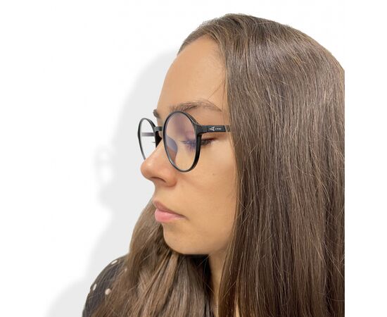 Очки компьютерные AirOn EYE CARE матовые чорные (2387) (4822352781048), изображение 2 Очки компьютерные AirOn EYE CARE матовые чорные (2387) (4822352781048), изображение 2