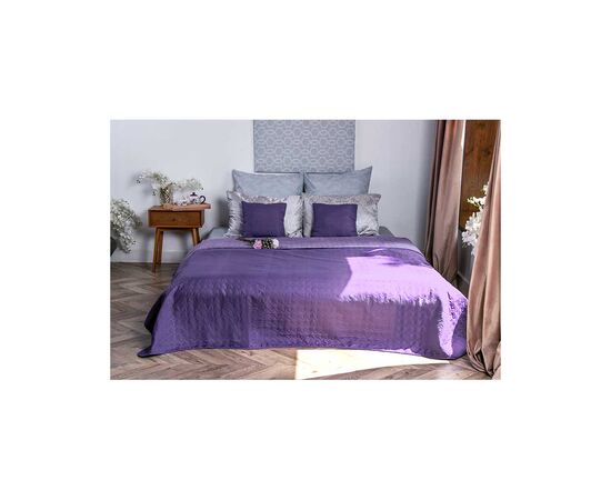 Покрывало Руно двустороннее декоративное Velour Violet 150х220 см (360.55_Violet), изображение 4 Покрывало Руно двустороннее декоративное Velour Violet 150х220 см (360.55_Violet), изображение 4