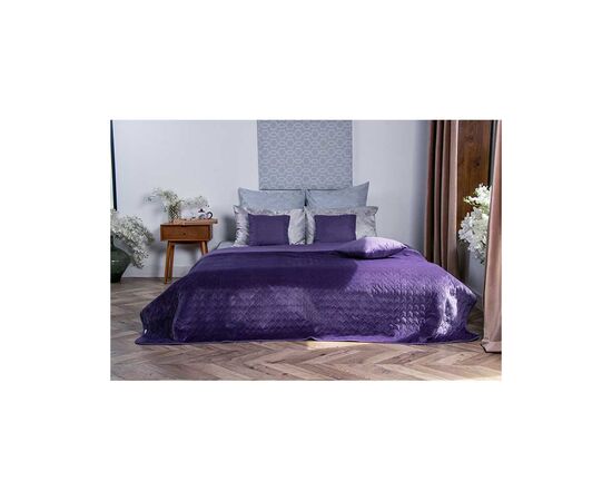 Покрывало Руно двустороннее декоративное Velour Violet 150х220 см (360.55_Violet)
