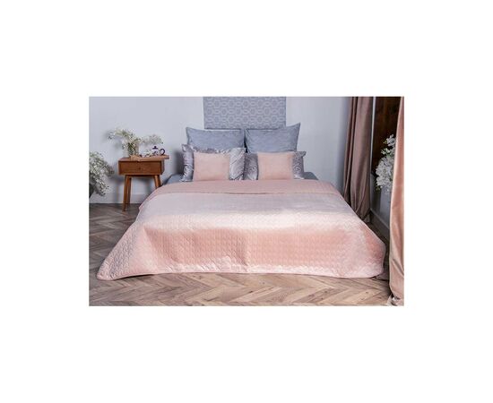Покривало Руно двостороннє декоративне Velour Apricot 180х220 см (340.55_Apricot)