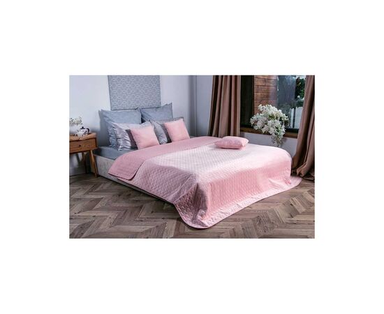 Покрывало Руно двустороннее декоративное Velour Rose 180х220 см (340.55_Rose), изображение 2 Покрывало Руно двустороннее декоративное Velour Rose 180х220 см (340.55_Rose), изображение 2