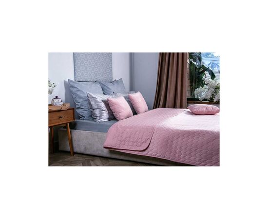 Покрывало Руно двустороннее декоративное Velour Rose 180х220 см (340.55_Rose), изображение 3 Покрывало Руно двустороннее декоративное Velour Rose 180х220 см (340.55_Rose), изображение 3