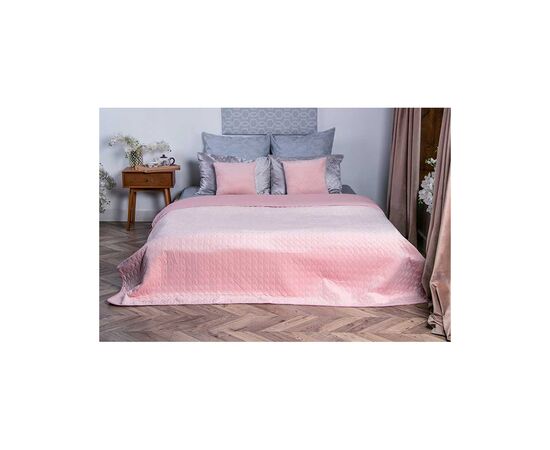 Покривало Руно двостороннє декоративне Velour Rose 180х220 см (340.55_Rose)