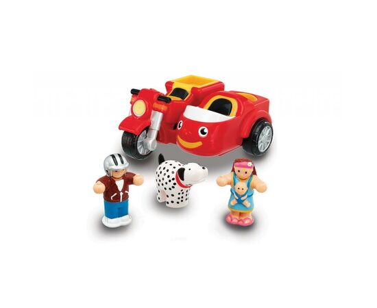 Развивающая игрушка Wow Toys Мотоцикл с коляской Макс (01022), изображение 3 Развивающая игрушка Wow Toys Мотоцикл с коляской Макс (01022), изображение 3