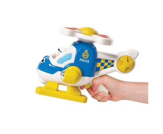 Развивающая игрушка Wow Toys Полицейский вертолет Оскар (10642), изображение 2 Развивающая игрушка Wow Toys Полицейский вертолет Оскар (10642), изображение 2