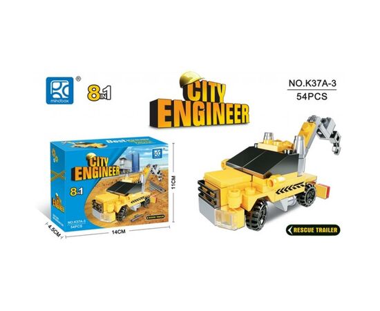 Конструктор Mindbox CITY ENGINEER в ассорт (K37A), изображение 5 Конструктор Mindbox CITY ENGINEER в ассорт (K37A), изображение 5