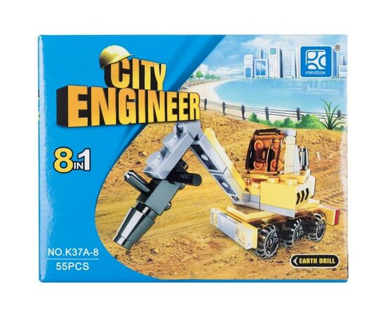 Конструктор Mindbox CITY ENGINEER в ассорт (K37A)