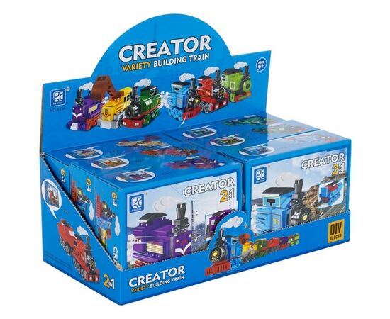 Конструктор Mindbox CREATOR TRAIN 2in1 в ассорт. (K33A), изображение 2 Конструктор Mindbox CREATOR TRAIN 2in1 в ассорт. (K33A), изображение 2