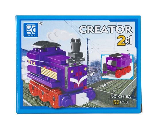 Конструктор Mindbox CREATOR TRAIN 2in1 в ассорт. (K33A)