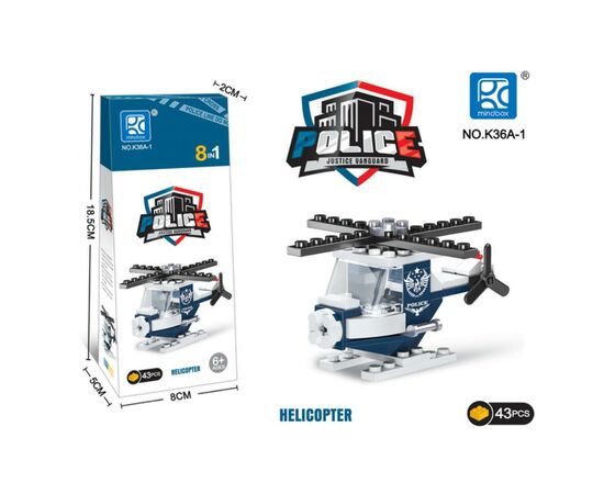 Конструктор Mindbox POLICE в ассорт (K36A), изображение 3 Конструктор Mindbox POLICE в ассорт (K36A), изображение 3