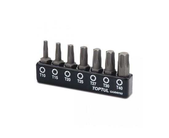 Набір біт Toptul TORX 1/4" 7од. (T10-T40) (GAAV0702)