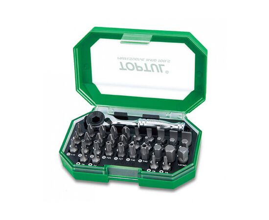 Набор бит Toptul с трещоткой 1/4" 35ед. (GACW3504)