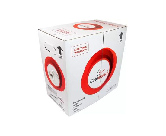 Кабель мережевий Cablexpert FTP 305м, cat.5e, 4 пари, 0,48 мм, багатожильний, CU (FPC-5004E), зображення 2 Кабель мережевий Cablexpert FTP 305м, cat.5e, 4 пари, 0,48 мм, багатожильний, CU (FPC-5004E), зображення 2