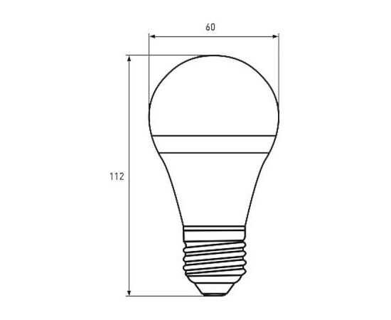 Лампочка Eurolamp E27 (MLP-LED-A60-10274(E)), изображение 3 Лампочка Eurolamp E27 (MLP-LED-A60-10274(E)), изображение 3