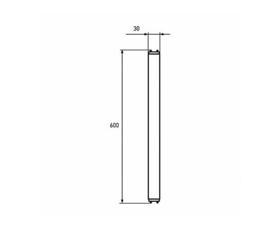Лампочка Eurolamp G13 (LED-T8-9W/4100), изображение 2 Лампочка Eurolamp G13 (LED-T8-9W/4100), изображение 2