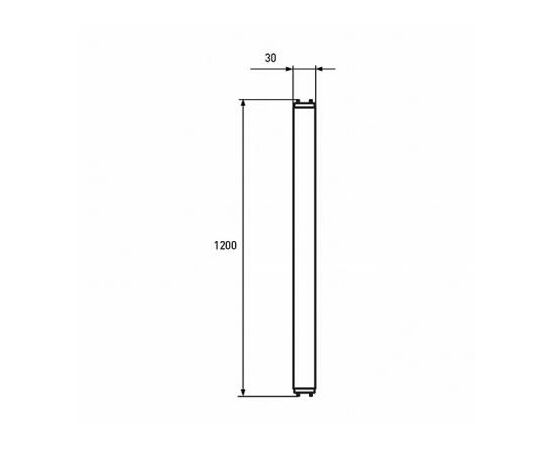 Лампочка Eurolamp G13 (LED-T8-18W/4000(nano)), изображение 2 Лампочка Eurolamp G13 (LED-T8-18W/4000(nano)), изображение 2