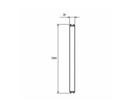 Лампочка Eurolamp G13 (LED-T8-24W/4000(nano)), изображение 2 Лампочка Eurolamp G13 (LED-T8-24W/4000(nano)), изображение 2
