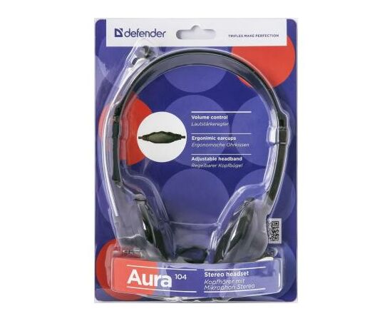 Наушники Defender Aura 104 (63104), изображение 5 Наушники Defender Aura 104 (63104), изображение 5
