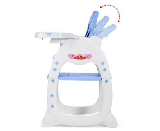 Стульчик для кормления Bambi 2 в 1 blue (M 3612-12 blue), изображение 4 Стульчик для кормления Bambi 2 в 1 blue (M 3612-12 blue), изображение 4