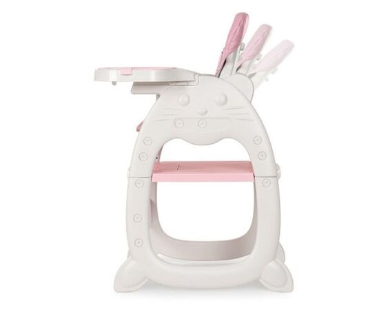 Стульчик для кормления Bambi 2 в 1 pink (M 3612-8 pink), изображение 4 Стульчик для кормления Bambi 2 в 1 pink (M 3612-8 pink), изображение 4