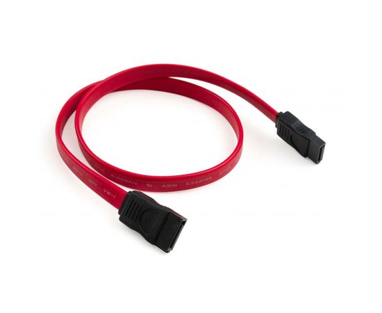Кабель для передачи данных SATA 0.45m Vinga (VCPSATA45), изображение 2 Кабель для передачи данных SATA 0.45m Vinga (VCPSATA45), изображение 2