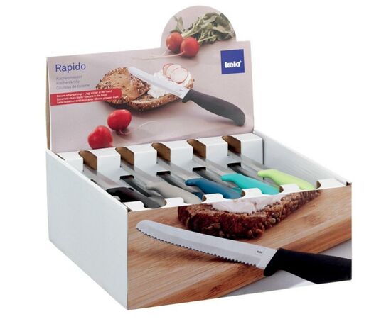 Кухонный нож Kela Rapido 110 мм MixColor (11349), изображение 2 Кухонный нож Kela Rapido 110 мм MixColor (11349), изображение 2