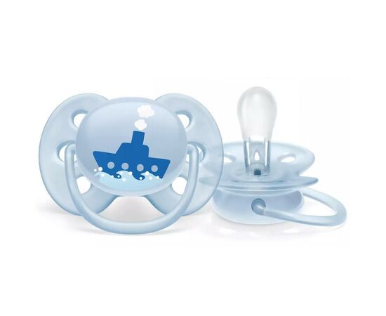 Пустышка Philips AVENT Ultra Soft для мальчиков 0-6 мес (SCF222/01), изображение 3 Пустышка Philips AVENT Ultra Soft для мальчиков 0-6 мес (SCF222/01), изображение 3